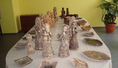 Keramikos darbų paroda Skaistgiryje