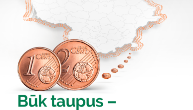 Lietuvos bankas kviečia: būk taupus – iškeisk centus! 