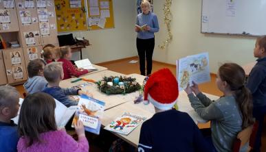 Kalėdiniai skaitymai Gasčiūnų mokykloje